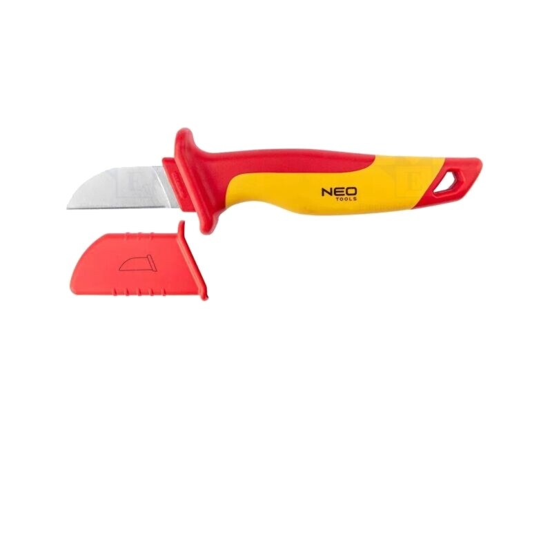 Cuţit; pentru electricieni; dreaptă; pt.cabluri; 190mm; 1kVAC Cuţit; pentru electricieni; dreaptă; pt.cabluri; 190mm; 1kVAC