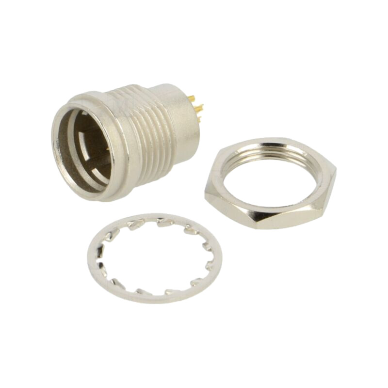 Conector: circular; soclu; tată; HR25; 1A; 42VDC; 30VAC; PIN: 6; drept