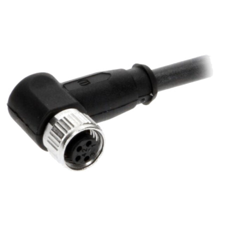 Conector: M8; mamă; PIN: 4; în unghi 90°; cu cablu; mufă; 2m
