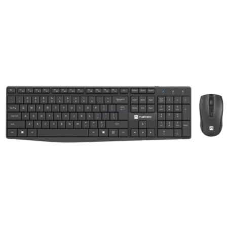 Kit de birou; neagră; universale; USB A; fără fir,US layout; 10m