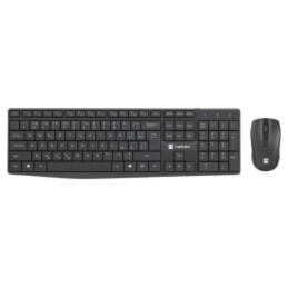 Kit de birou; neagră; universale; USB A; fără fir; Nr.butoane: 4