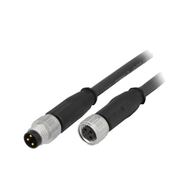Cablu: pentru senzori/automatizări; PIN: 3; 2m; mufă