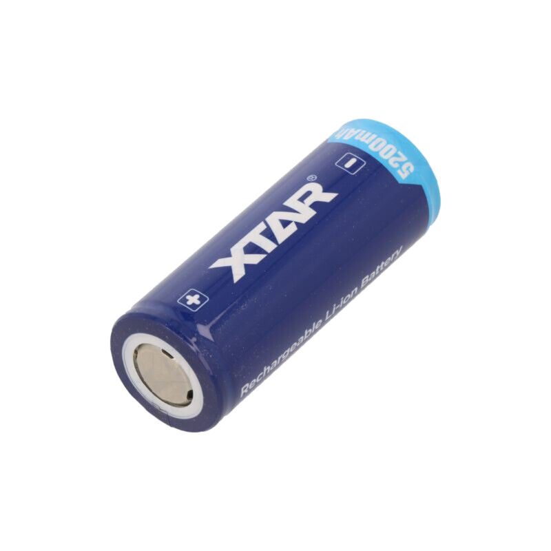 Acumul: Li-Ion; 26650; 3,6V; 5200mAh; Ø26,6x68mm; 7A