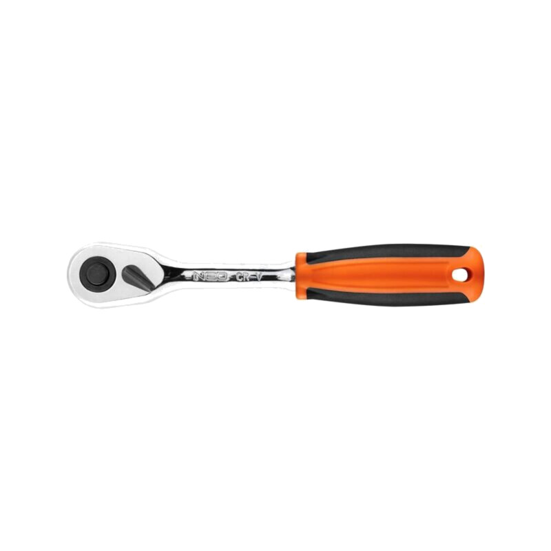 Clichet; 1/4"; drept,cu comutator; 155mm; Dinţi: 45
