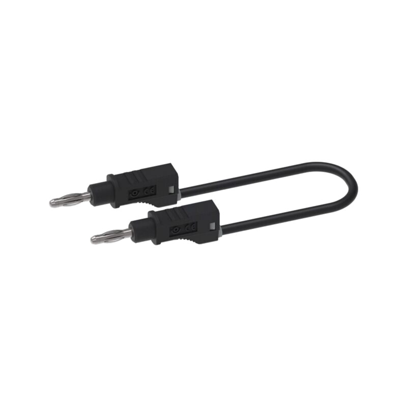 Cablu de măsurare; 70VDC; 33VAC; neizolat; Lung: 1m; neagră; 18AWG Cablu de măsurare; 70VDC; 33VAC; neizolat; Lung: 1m; neagră; 18AWG