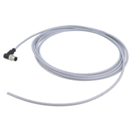 Conector: M12; mufă; tată; PIN: 4; în unghi; cabluri; 5m