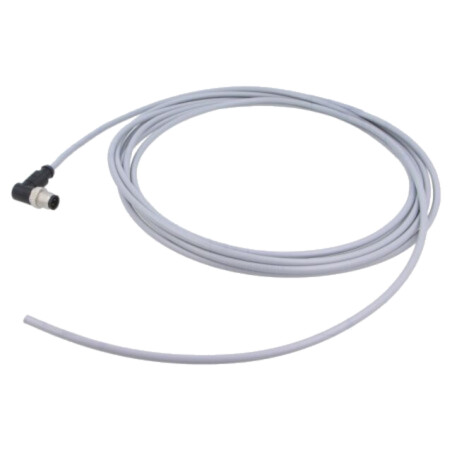 Conector: M12; mufă; tată; PIN: 4; în unghi; cabluri; 5m
