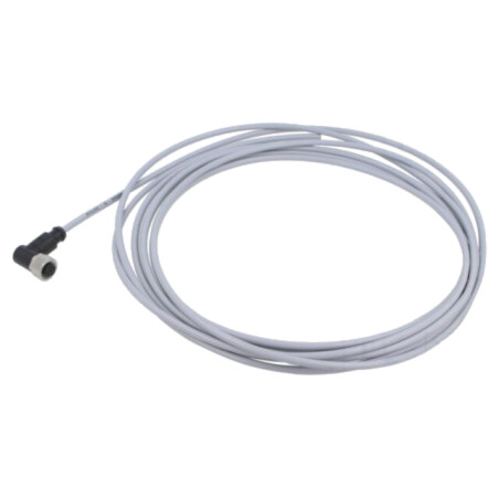 Conector: M12; mufă; mamă; PIN: 3; în unghi; cabluri; 5m