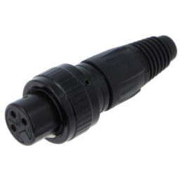 Conector: XLR; mufă; mamă; X-SPEC; PIN: 3; drept; pe cablu; 3,5÷8mm