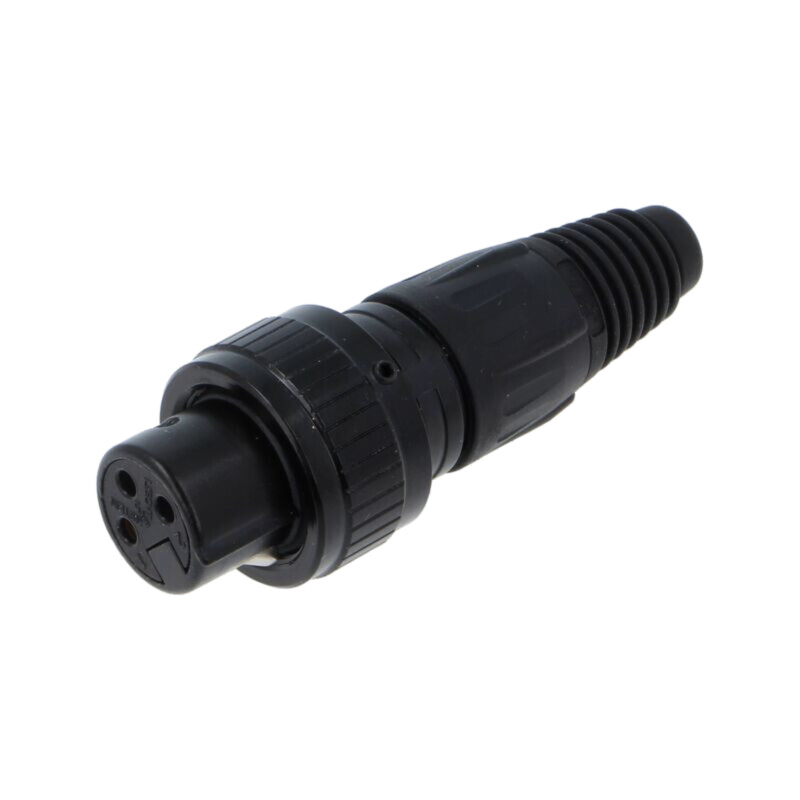 Conector: XLR; mufă; mamă; X-SPEC; PIN: 3; drept; pe cablu; 3,5÷8mm