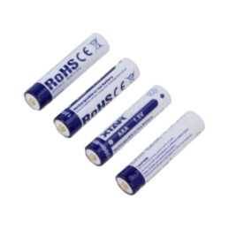 Acumul: Li-Ion; 10440,AAA,R3; 1,5V; 750mAh; Ø10,3x44,5mm; 4buc.