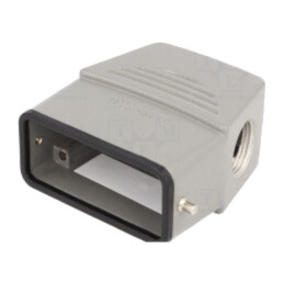 Enclosure for connectors: HDC; size 10A; for cable; for latch