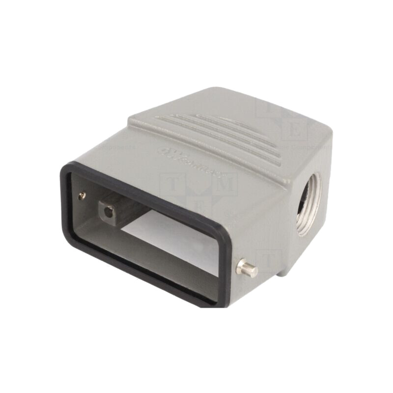 Enclosure for connectors: HDC; size 10A; for cable; for latch
