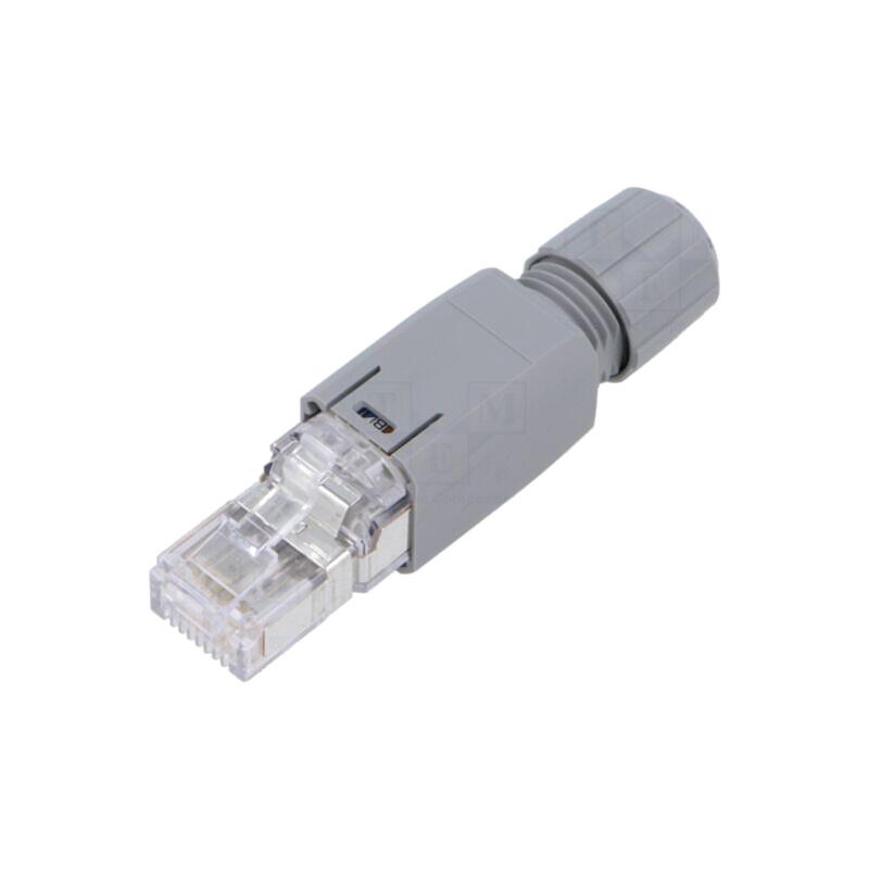 Conector: RJ45; mufă; PIN: 8; Cat: 5e; ecranat; 8p8c; 4,5÷8mm; drept Conector: RJ45; mufă; PIN: 8; Cat: 5e; ecranat; 8p8c; 4,5÷8mm; drept