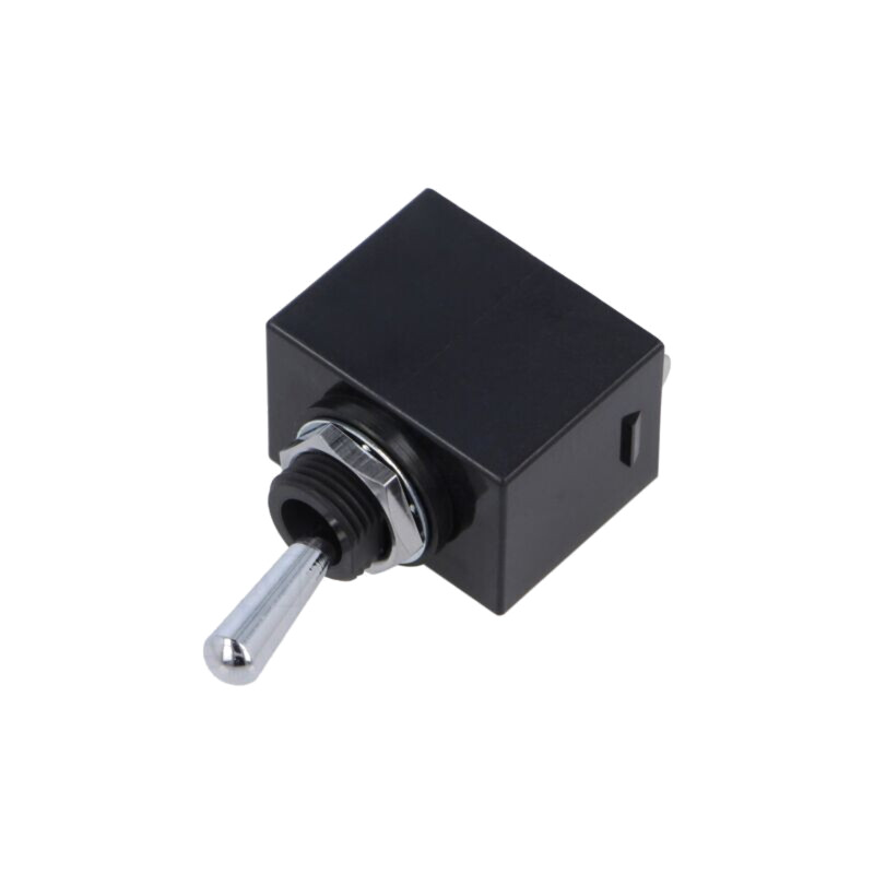 Comutator: basculant; Poz: 2; SPDT; ON-OFF; 6A/250VAC; 10A/30VDC Comutator: basculant; Poz: 2; SPDT; ON-OFF; 6A/250VAC; 10A/30VDC