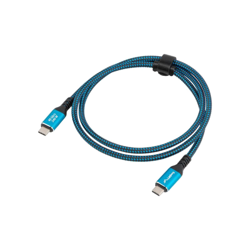 Cablu; USB 4.0; USB C mufă,din ambele părţi; nichelat; 2m; cutie