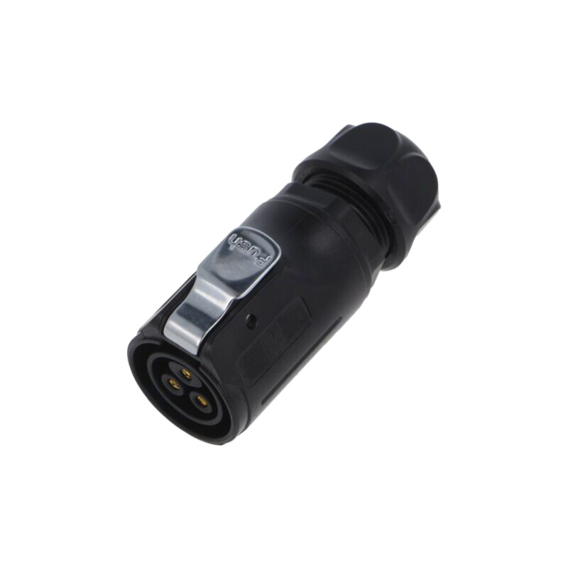 Conector: circular; mufă; mamă; 02; 20A; 500V; PIN: 3; IP67; drept Conector: circular; mufă; mamă; 02; 20A; 500V; PIN: 3; IP67; drept