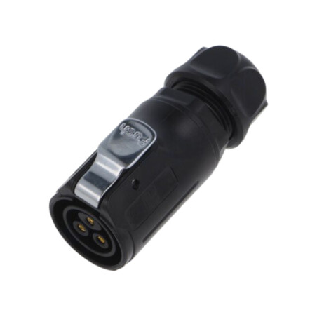 Conector: circular; mufă; mamă; 02; 20A; 500V; PIN: 3; IP67; drept