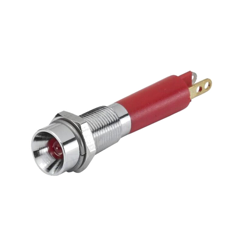 Lampă de control: LED; convex; albă; 24VDC; 24VAC; Ø6mm; 17; 410mcd Lampă de control: LED; convex; albă; 24VDC; 24VAC; Ø6mm; 17; 410mcd