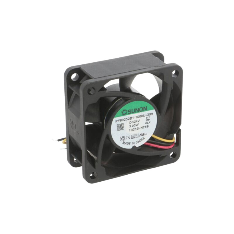 Ventilator: DC; axial; 24VDC; 60x60x25mm; 62m3/h; 41,7dBA; bilă