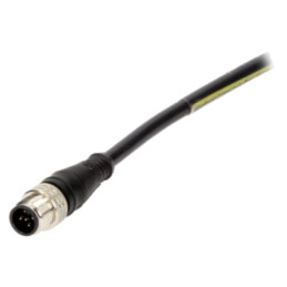 Conector: M12; mufă; tată; Micro-Change; PIN: 5; drept; 4A; 60V; IP67