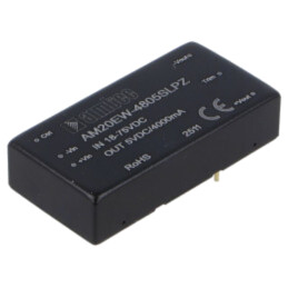 Convertor: DC/DC; 20W; Uintr: 18÷75VDC; Uieş: 5VDC; Iintr: 485mA