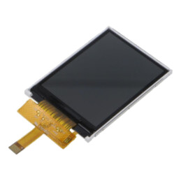 Afişaj: TFT; 2,4"; 240x320; Ilum: LED; Dim: 60,26x42,72x2,3mm