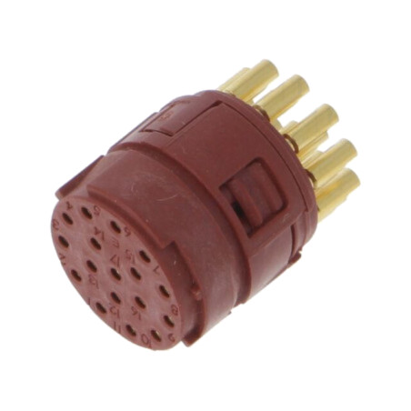 Conector: M23; inserturi de contact; PIN: 17; lipire; 7A; 50V