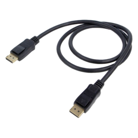 Cablu; DisplayPort mufă,din ambele părţi; PVC; Lung: 1m; negru