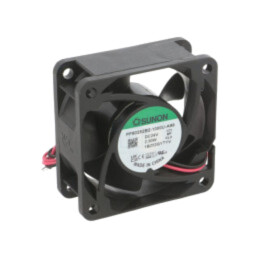 Ventilator: DC; axial; 24VDC; 60x60x25mm; 53,28m3/h; 40,7dBA; bilă