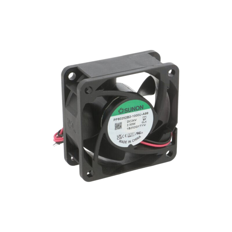 Ventilator: DC; axial; 24VDC; 60x60x25mm; 53,28m3/h; 40,7dBA; bilă Ventilator: DC; axial; 24VDC; 60x60x25mm; 53,28m3/h; 40,7dBA; bilă