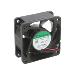 Ventilator: DC; axial; 24VDC; 60x60x25mm; 68m3/h; 46dBA; bilă