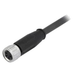 Conector: M8; mamă; PIN: 4; drept; cu cablu; mufă; 2m