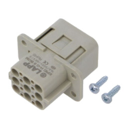 Conector: HDC; inserturi de contact; mamă; EPIC H-A; PIN: 16; 16A