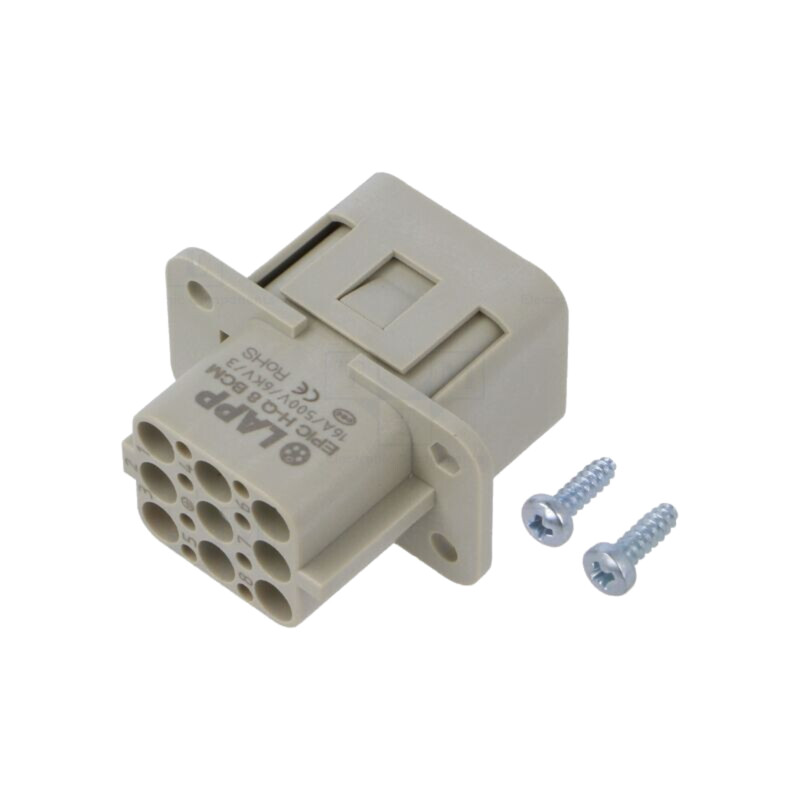 Conector: HDC; inserturi de contact; mamă; EPIC H-A; PIN: 16; 16A Conector: HDC; inserturi de contact; mamă; EPIC H-A; PIN: 16; 16A