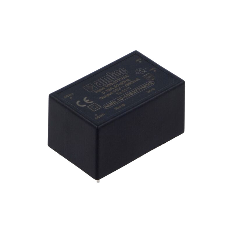 Convertor: AC/DC; 10W; Uintr: 85÷305VAC,100÷430VDC; Uieş: 15VDC Convertor: AC/DC; 10W; Uintr: 85÷305VAC,100÷430VDC; Uieş: 15VDC