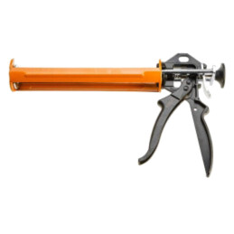 Pistol dozator; pentru siliconi,tuburi de 300ml; tablă de oţel