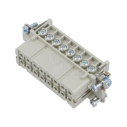 Conector: HDC; inserturi de contact; mamă; EPIC H-A; PIN: 16; 16A