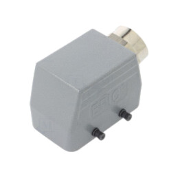 Enclosure for connectors: HDC; size H-B 10; for cable; straight
