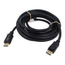Cablu; DisplayPort mufă,din ambele părţi; PVC; Lung: 5m; negru