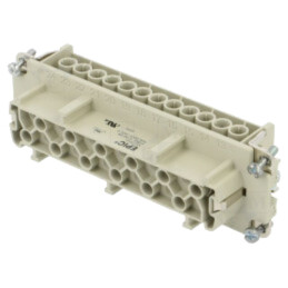 Conector: HDC; inserturi de contact; mamă; EPIC H-BVE; PIN: 12; 16A