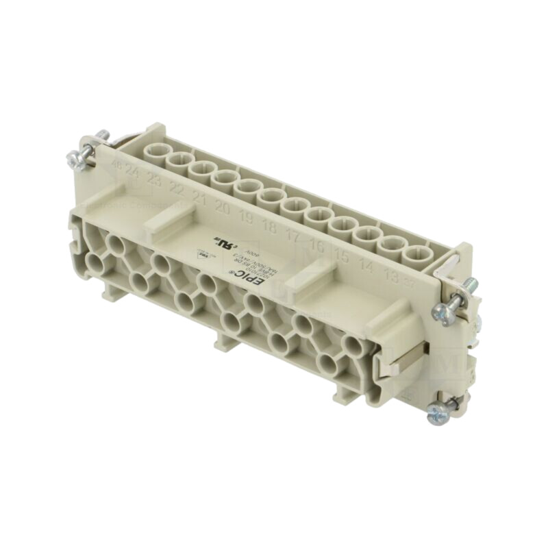Conector: HDC; inserturi de contact; mamă; EPIC H-BVE; PIN: 12; 16A Conector: HDC; inserturi de contact; mamă; EPIC H-BVE; PIN: 12; 16A