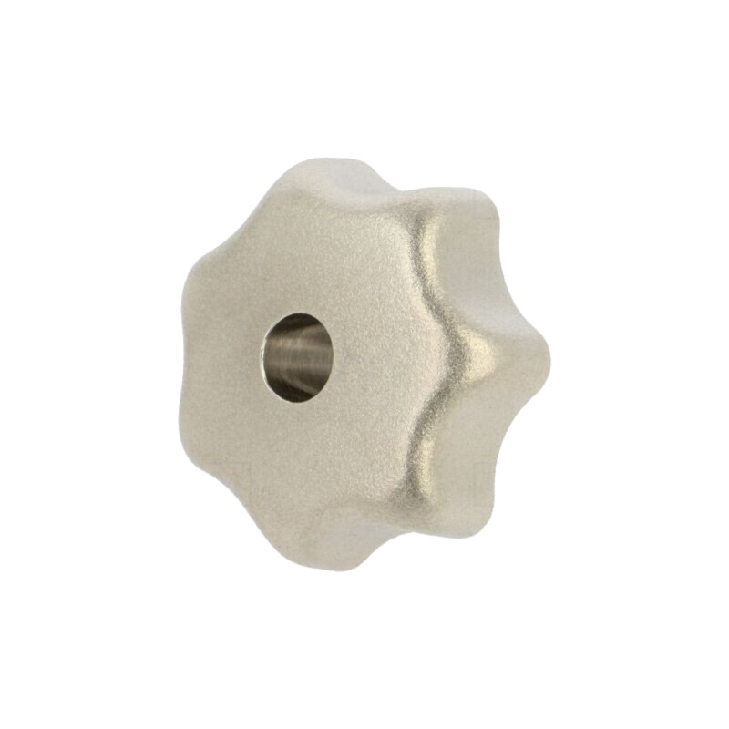 Buton de reglare; Ø: 32mm; Filet int: M6; oțel inoxidabil Buton de reglare; Ø: 32mm; Filet int: M6; oțel inoxidabil