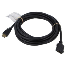 Cablu; HDMI soclu,HDMI mufă; PVC; 5m; negru; HDCP 2.2,HDMI 2.1