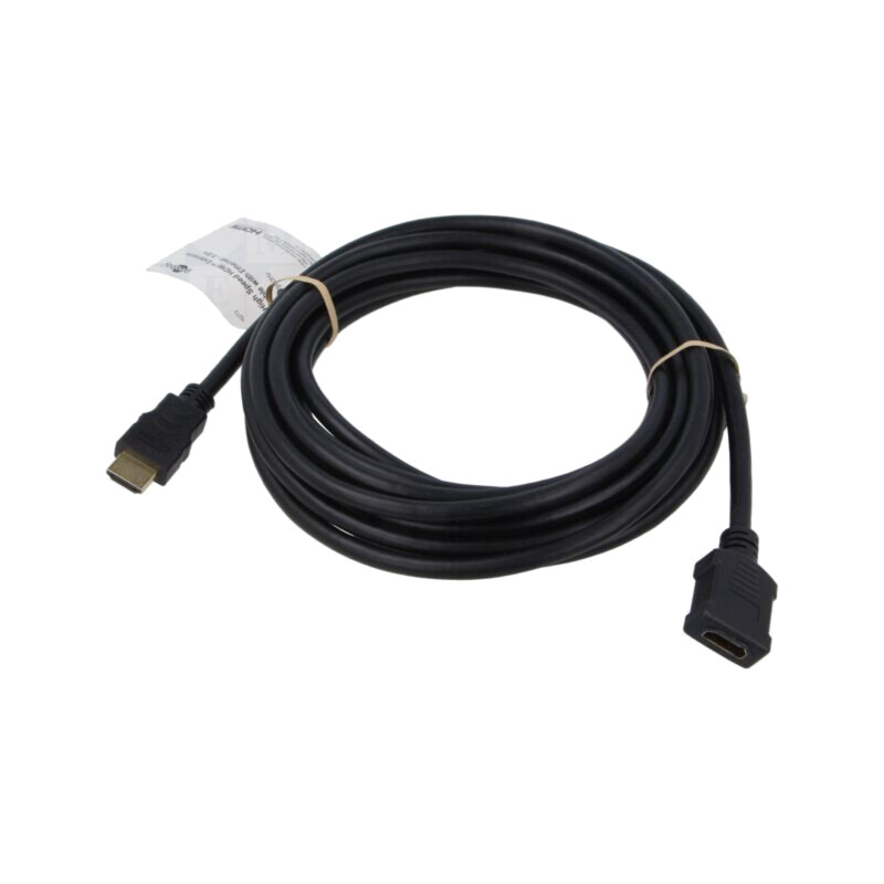 Cablu; HDMI soclu,HDMI mufă; PVC; 5m; negru; HDCP 2.2,HDMI 2.1