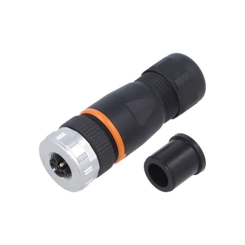 Conector: M12; mufă; PIN: 5; mamă; 63V; drept; IP67; pe cablu; aurit Conector: M12; mufă; PIN: 5; mamă; 63V; drept; IP67; pe cablu; aurit