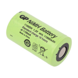 Acumul: Ni-MH; D; 1,2V; 11000mAh; Ø33x61mm