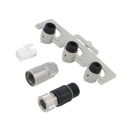 Conector: M8; mamă; PIN: 3; drept; pe cablu; mufă; 0,14÷0,34mm2