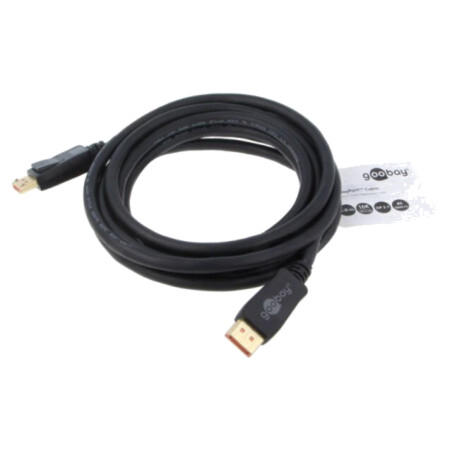 Cablu; DisplayPort mufă,din ambele părţi; PVC; Lung: 3m; negru