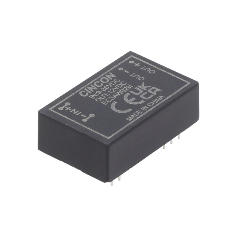 Convertor: DC/DC; 3W; Uintr: 9÷36VDC; Uieş: 12VDC; Iieş: 250mA; DIP24 Convertor: DC/DC; 3W; Uintr: 9÷36VDC; Uieş: 12VDC; Iieş: 250mA; DIP24